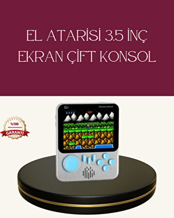 Şarjlı 3.5 İnç Retro Oyun Konsolu