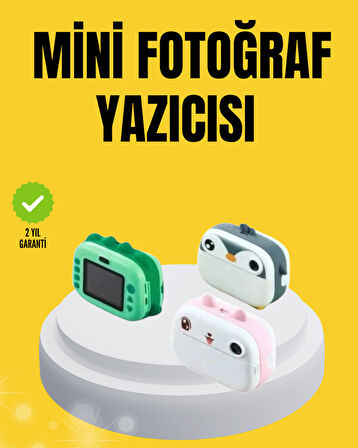 Baskı Kamera – Çift Lensli, Anında Baskı ve 10X Zoom Özellikli Dijital Fotoğraf Makinesi