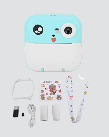 Baskı Kamera – Çift Lensli, Anında Baskı ve 10X Zoom Özellikli Dijital Fotoğraf Makinesi