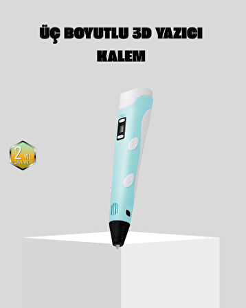 3D Kalem Ergonomik ve 1.75 mm Filament Destekli FDM Yazıcı Kalemi