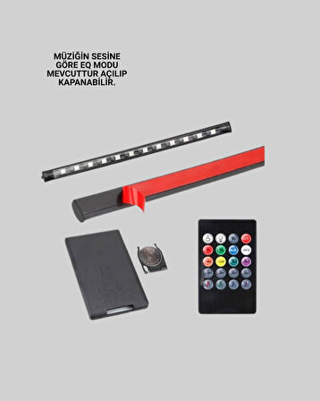 Kumandalı Araç LED Şerit Işıklar