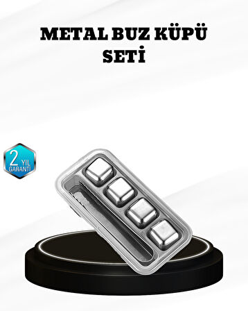 304 Paslanmaz Çelik Buz Küpü Seti Sulandırmadan Soğutan Yeniden Kullanılabilir