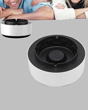 Sigara Dumanı ve Koku Giderici Hava Temizleyici Küllük – 2 Katmanlı Filtreli, USB Şarjlı