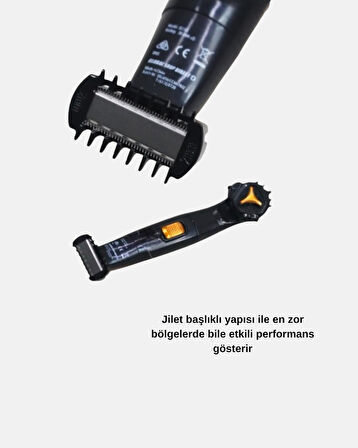 Çift Başlıklı Şarjlı Tıraş Makinesi – Sinek Kaydı Performans, Yıkanabilir Başlık, Taşınabilir Tasarım