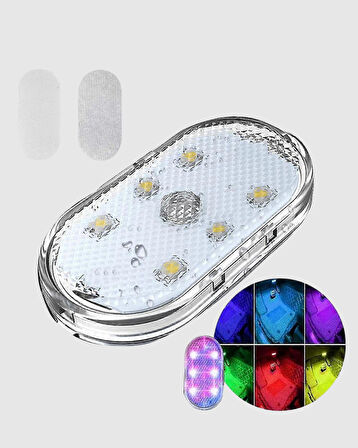 Kablosuz Manyetik Araba İçi LED Ambiyans Aydınlatma – Pratik Montajlı