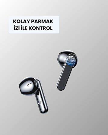 Bluetooth 5.4 Kablosuz Kulaklık – Gürültü Engelleme ve Dokunmatik Kontrol