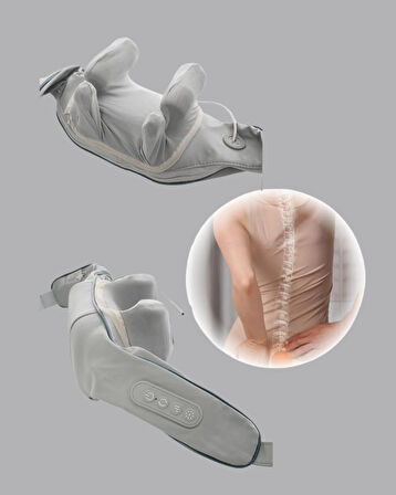 Titreşimli Boyun Masaj Cihazı Isı Terapili Şarjlı VNB-01 Ergonomik U Tasarım