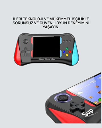 Taşınabilir Oyun Konsolu – 3,5" Ekranlı ve 500 Oyunlu