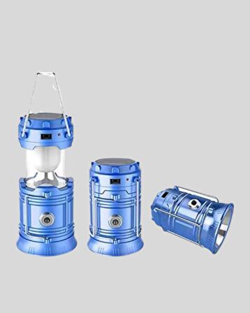 Güneş Enerjisiyle Çalışan Kamp Feneri Hafif Portatif Uzun Ömürlü