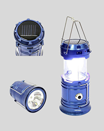 Güneş Enerjisiyle Çalışan Kamp Feneri Hafif Portatif Uzun Ömürlü