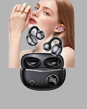Açık Kulak Bluetooth Kulaklık 5.4 APTX Destekli Ergonomik Tasarım
