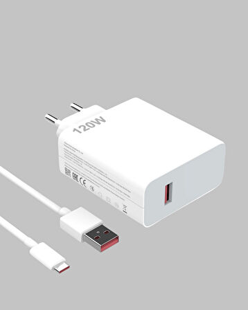 120W USB-C Şarj Adaptörü Süper Hızlı Şarj Güç Kaynağı Seti
