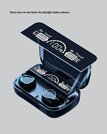 Kablosuz Bluetooth Kulaklık 5.1 Uzun Pil Ömrü Gürültü Engelleme