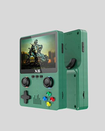 Retro Taşınabilir Konsol 3.5 IPS Ekran Ergonomik Çift LR Kontrollü