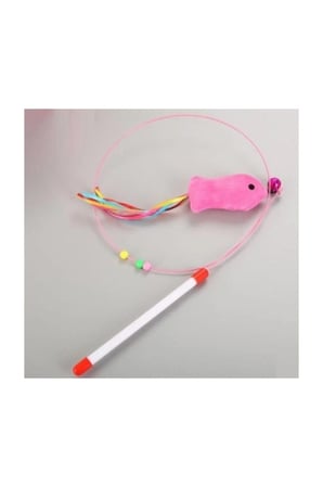 Balıklı Telli Kırılmaz Kedi Oltası 90 Cm