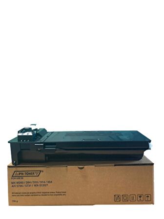 Sharp Mx M260 Muadil Toner Mx M260/264/310/314/354 Chipli 700 Gr