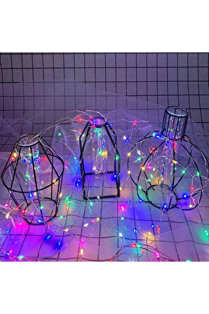 Pilli Dekoratif Peri Led Işık 3 Metre (RGB) Gaming Aydınlatma ( Lisinya )