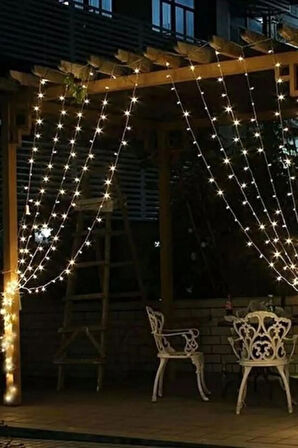 2x2 Metre 320 Led 8 Fonskiyonlu Dekoratif Led Günışığı Perde