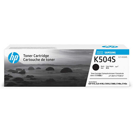 Samsung CLT-K504S / Xpress SL-C1810W Siyah Orijinal Toner