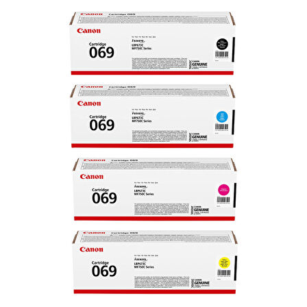 Canon CRG-069 / i-SENSYS MF754Cdw Orjinal  Toner Seti