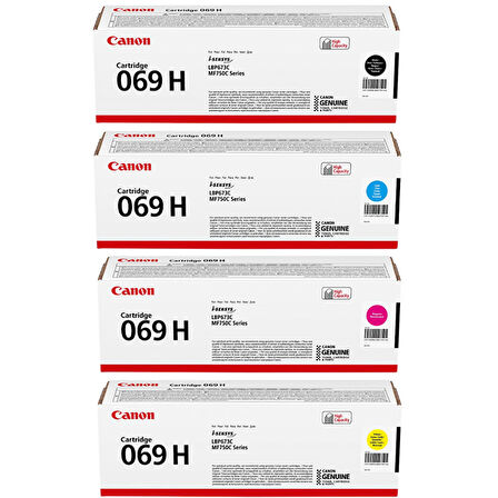 Canon CRG-069H / i-SENSYS MF752Cdw Orijinal Toner Seti