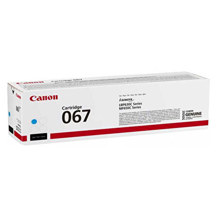 Canon CRG-067 / i-Sensys MF-657Cdw Orjinal Mavi Toner