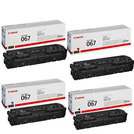 Canon CRG-067 / i-Sensys MF-657Cdw Orjinal Toner Seti