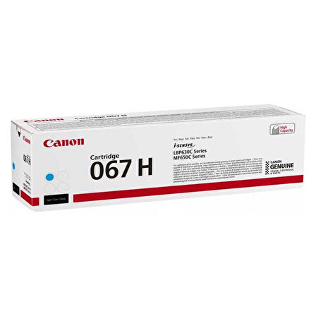 Canon CRG-067H / i-Sensys MF-655Cdw Orjinal Mavi Toner