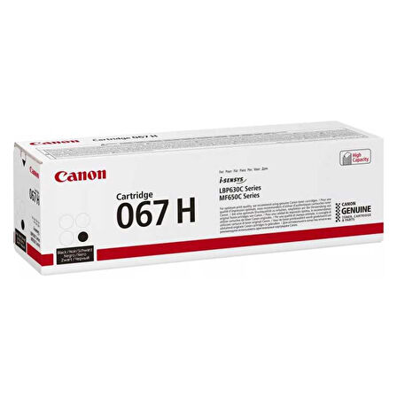 Canon CRG-067H / i-Sensys LBP-631Cw Orjinal Siyah Toner