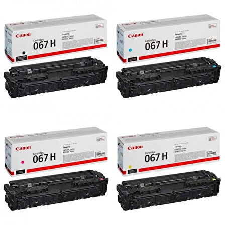 Canon CRG-067H / i-Sensys MF-655Cdw Orjinal Toner Seti