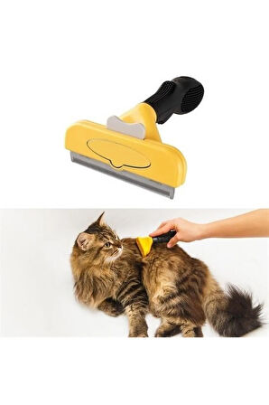 Kedi ve Köpekler İçin Kısa Tüylü Köpek Tarağı Tüy Toplayıcı Tarak Large