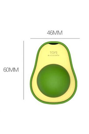 Avokado Model Yapışkanlı Kedi Oyuncağı Yenilebilir Kedi Nanesi Otu