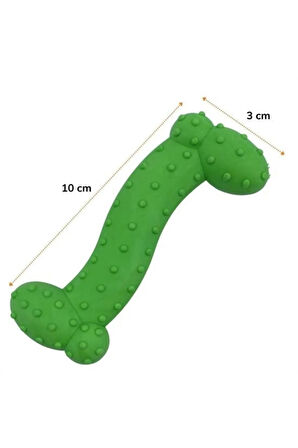 Tiny Kemik Oyuncağı Tırtıklı Yüzey Küçük Kemik Plastik Köpek Oyuncağı
