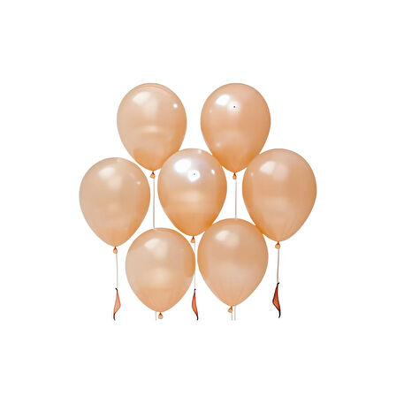 20 Adet 12 İnç 30 Cm Metalik Rose Gold Balon Doğum Günü Süsleme
