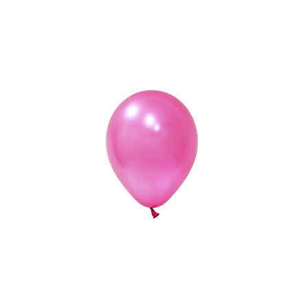 20 Adet 12 İnç 30 Cm Metalik Fuşya Balon Doğum Günü Süsleme