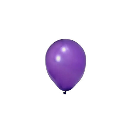 20 Adet 12 İnç 30 Cm Metalik Mor Balon Doğum Günü Süsleme