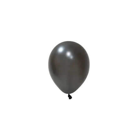 20 Adet 12 İnç 30 Cm Metalik Siyah Balon Doğum Günü Süsleme