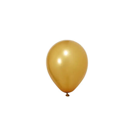 20 Adet 5 İnç 13 Cm Metalik Gold Balon Doğum Günü Süsleme
