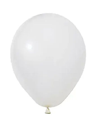 20 Adet 12 İnç 30 Cm Pastel Beyaz Balon Doğum Günü Süsleme