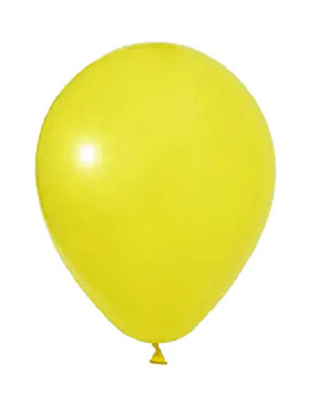 20 Adet 12 İnç 30 Cm Pastel Sarı Balon Doğum Günü Süsleme