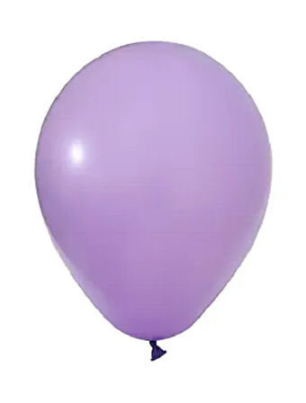 20 Adet 12 İnç 30 Cm Pastel Lila Balon Doğum Günü Süsleme