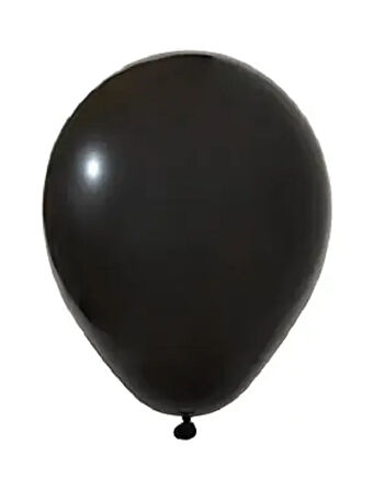 20 Adet 12 İnç 30 Cm Pastel Siyah Balon Doğum Günü Süsleme