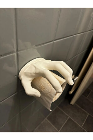 Just3dprintings El Şeklinde Tuvalet Kağıdı Askılığı