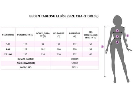 Kadın Uzun Kollu V Yakalı Cepli Uzun Viskon İki İplik Elbise