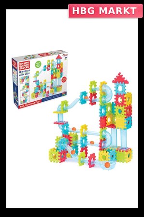 Mey İthalat® 04045 Toplu Yapı Blokları 104 Parça -Fentoys