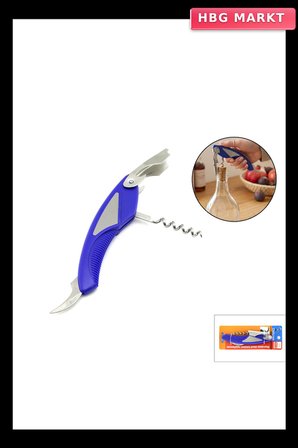 Metal Plastik Gövde Tirbuşon Açacak Yan Model