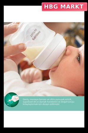 Mey İthalat®   Doğal Tepkili Natural Response Cam Biberon 240 ml 1+ Ay