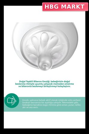 Mey İthalat®   Doğal Tepkili Natural Response Cam Biberon 240 ml 1+ Ay