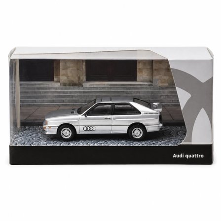 Mey İthalat® 1/64 Model Araç Audi Quattro Silver - Schuco X