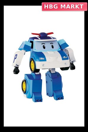 Mey İthalat® Robocar Poli Büyük Transforming Sesli Robot